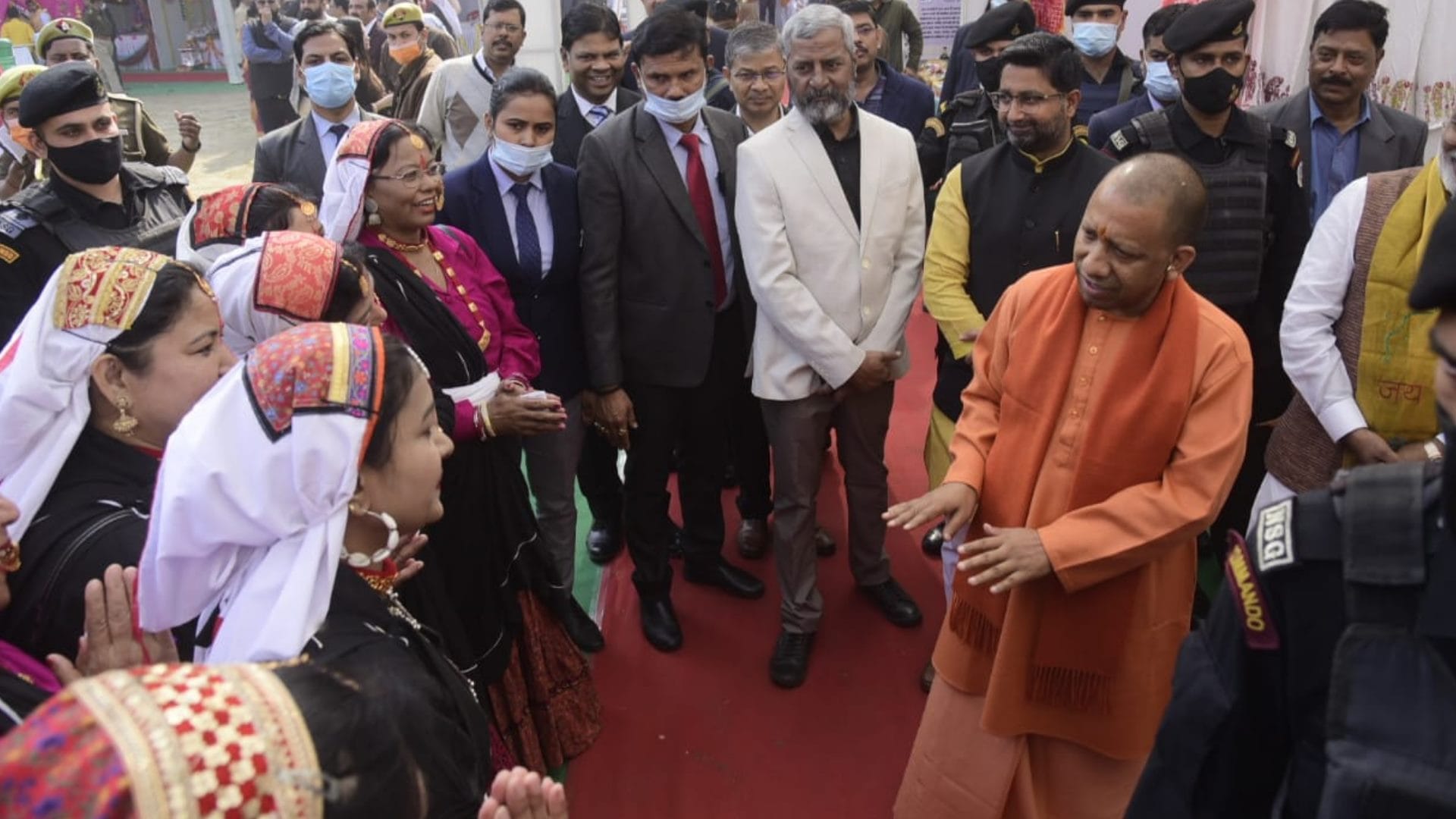 Pics: CM Yogi Adityanath in Sangmam