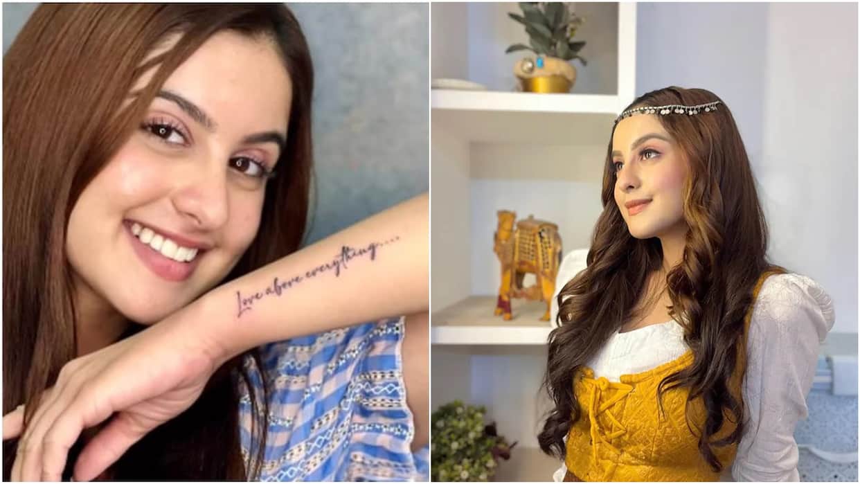 tunisha sharma suicide case actress inked tattoo of love on her wrist sheezan khan alibaba