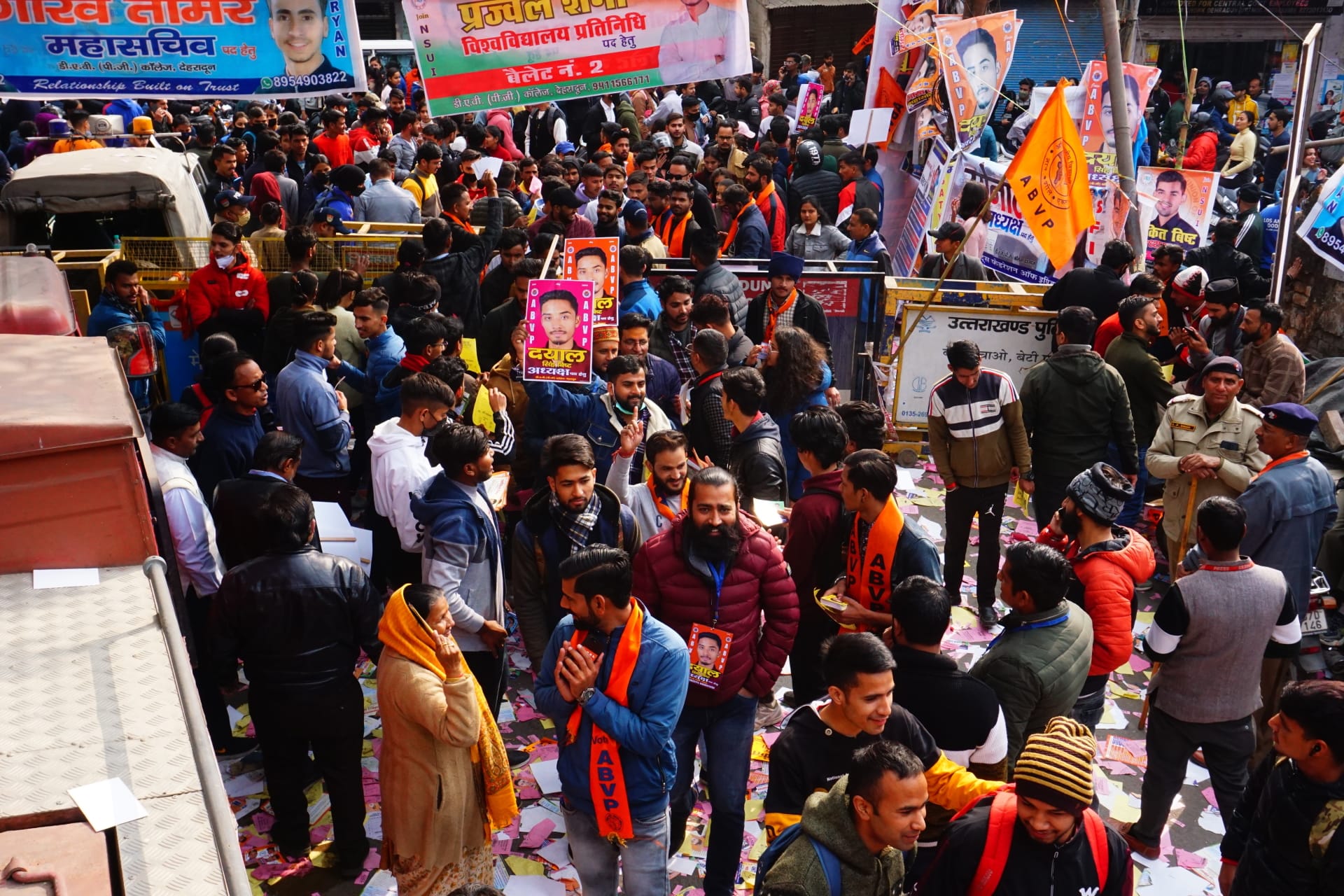 uttarakhand student union election For the first time girls become president in four big colleges ABVP NSUI