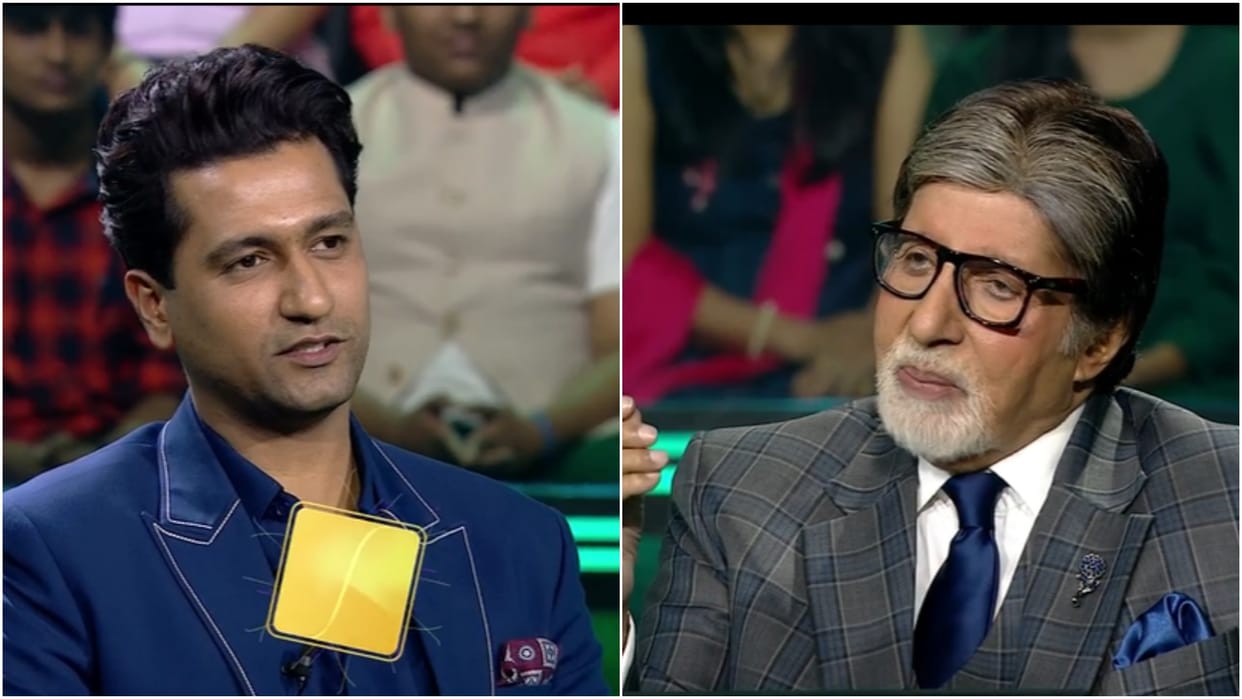 Kaun Banega Crorepati 14 Amitabh Bachchan and vicky kaushal talks about their cooking skills in finale