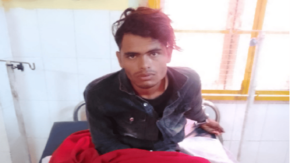 thief caught in an encounter ran away from the district hospital