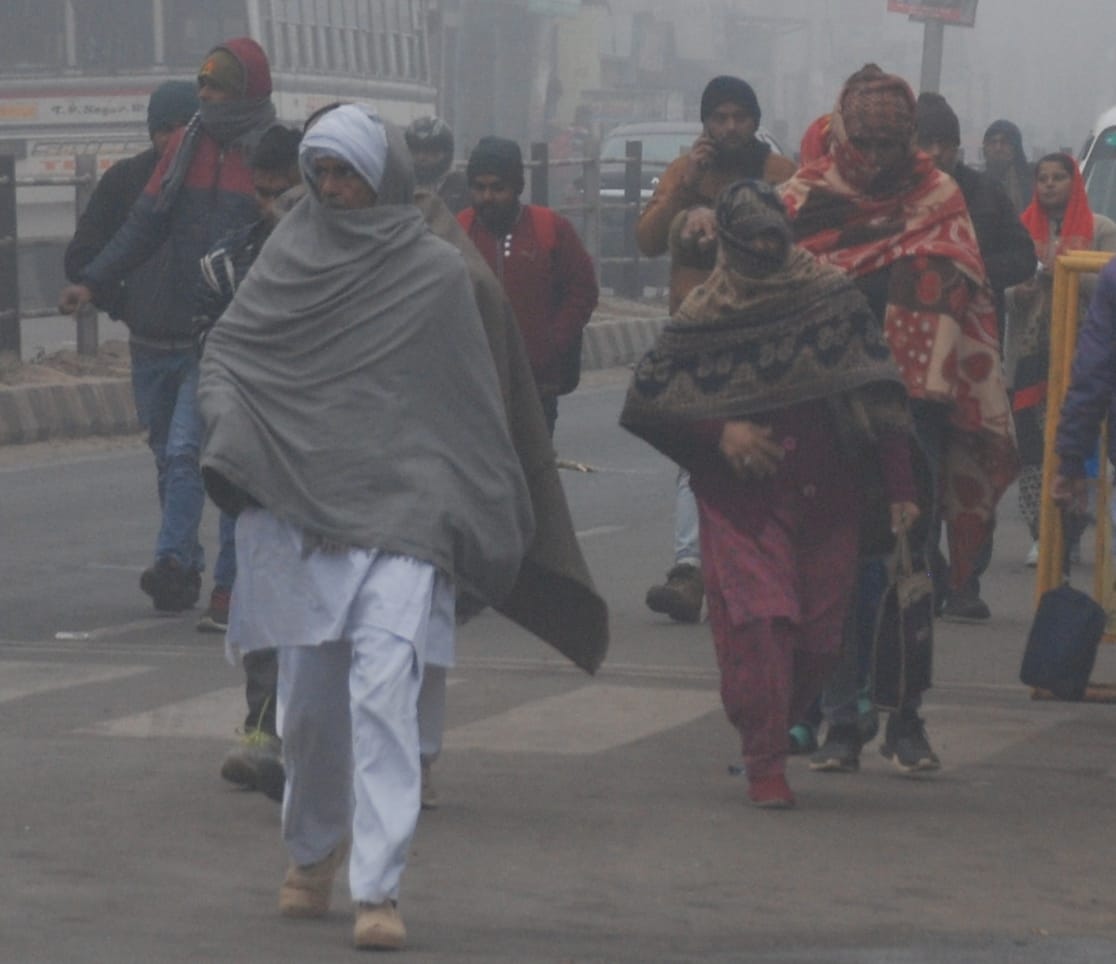 Everyone is suffering from cold, four degree temperature