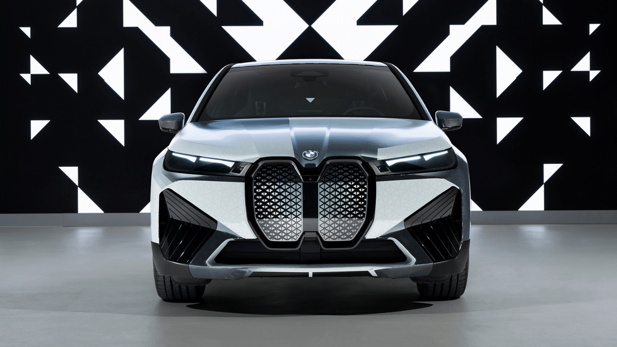 BMW iX Flow featuring E Ink is capable of changing its entire body colour at a moment