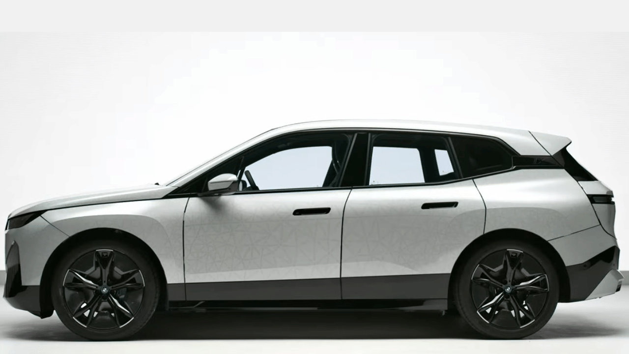 BMW iX Flow featuring E Ink is capable of changing its entire body colour at a moment