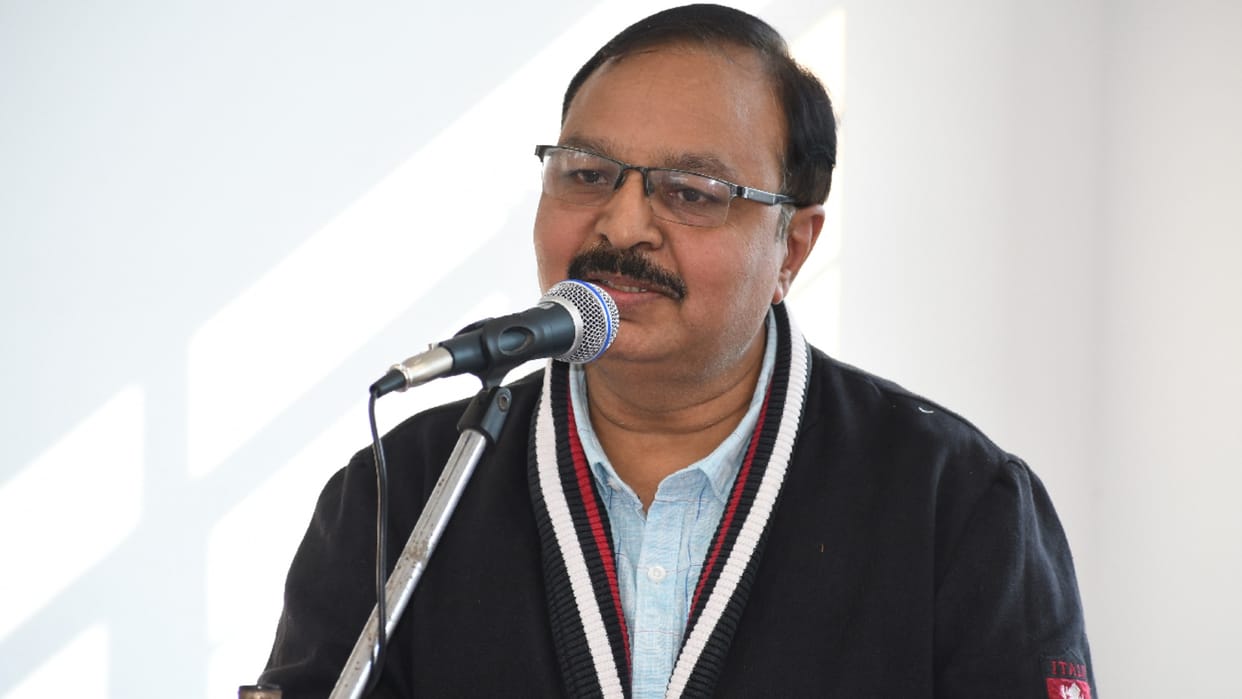 Poet Arun Aditya honored with aayam Award