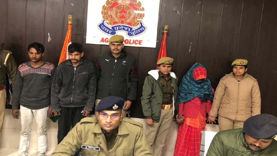 Wife conspired to kill husband and her lover shot him in agra