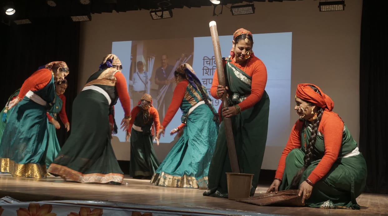 Shades of Uttarakhandi culture scattered in Rath committee's program