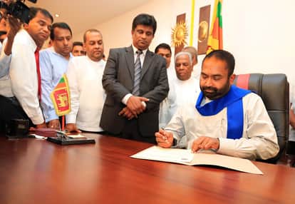 Sri Lanka Finance Minister Ranjith Siyambalapitiya