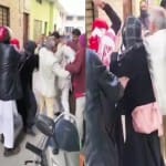 तीन तलाक के मामले में पति की पिटाई।