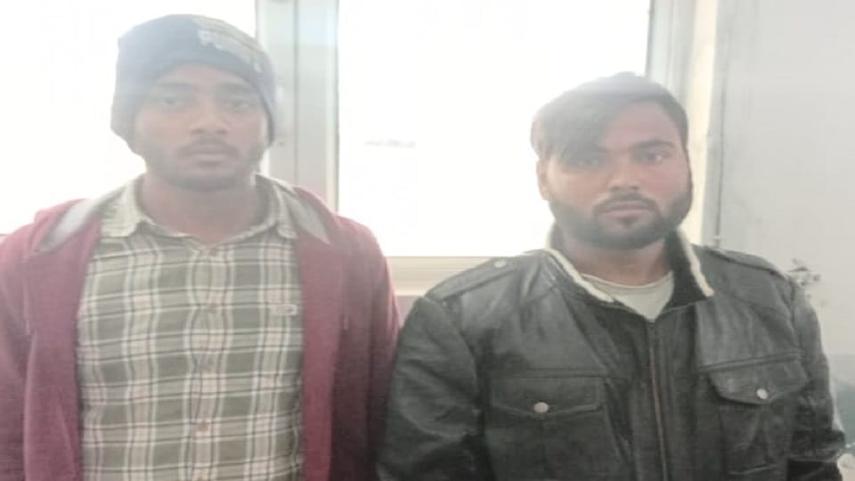 Illegal liquor sent to Bihar in name of lubricant oil two accused arrested from faridabad