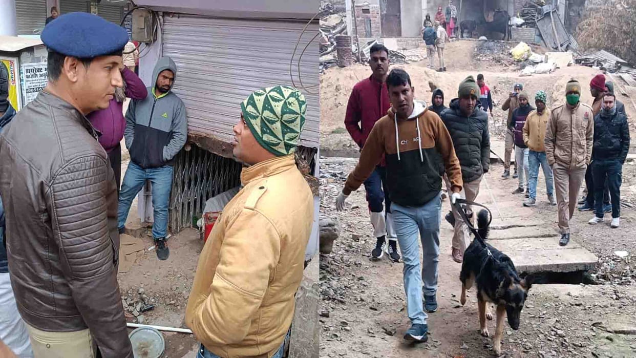 Hamirpur: Theft of lakhs in bullion shops by taking two watchmen hostage