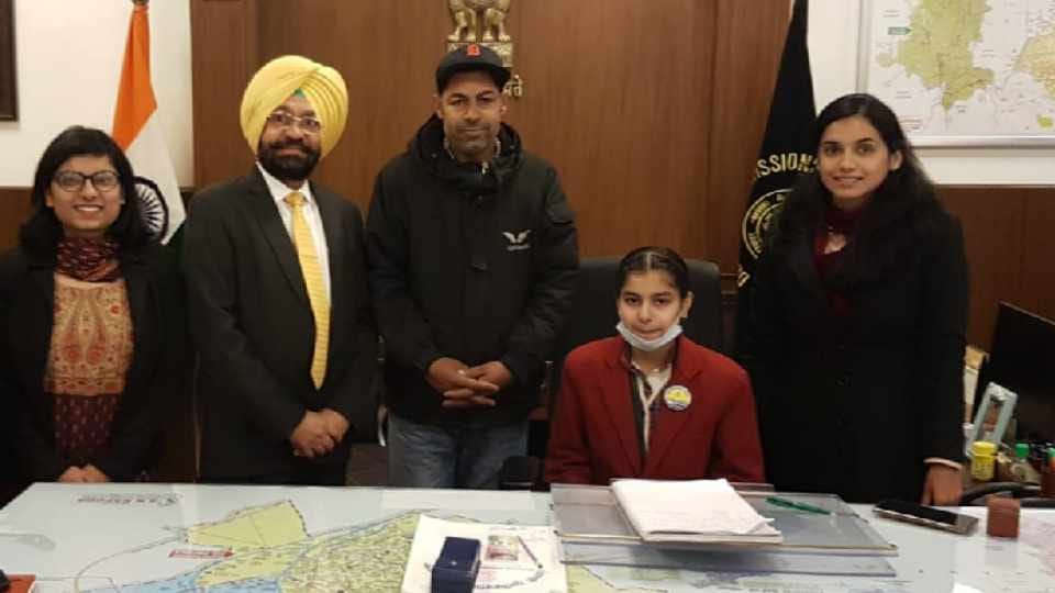 Class 10 student from Punjab Govt school appointed Deputy Commissioner for a day