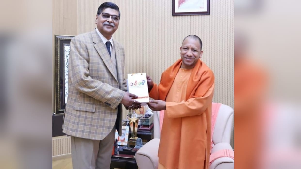 General Manager met CM Yogi discussed redevelopment of railway junction