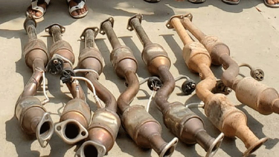 Mechanic arrested for stealing vehicle silencers in Faridabad