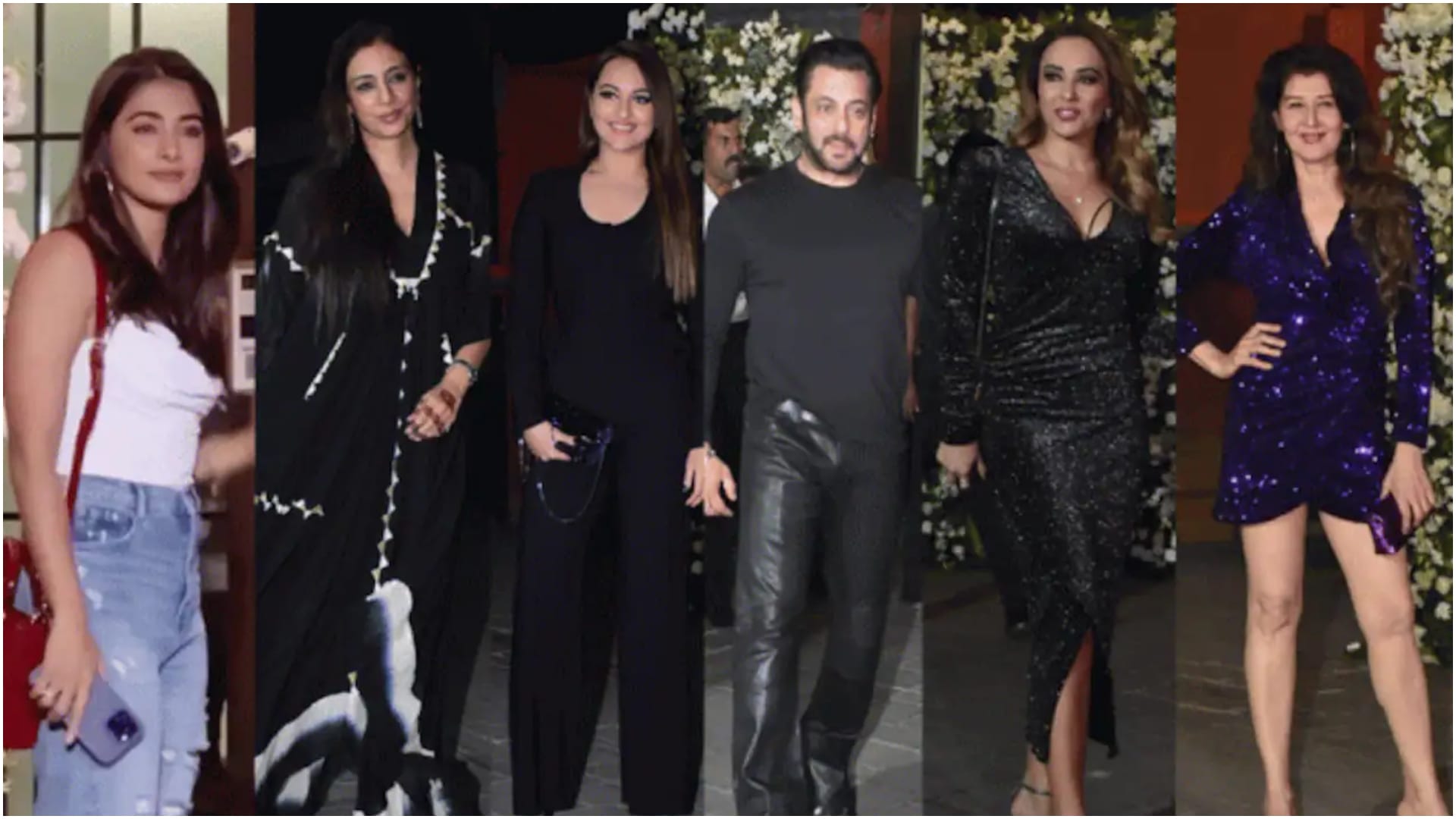 Salman Khan Birthday bash shah rukh khan wish dabangg khan and actor kissed on forehead of sangeeta bijlani