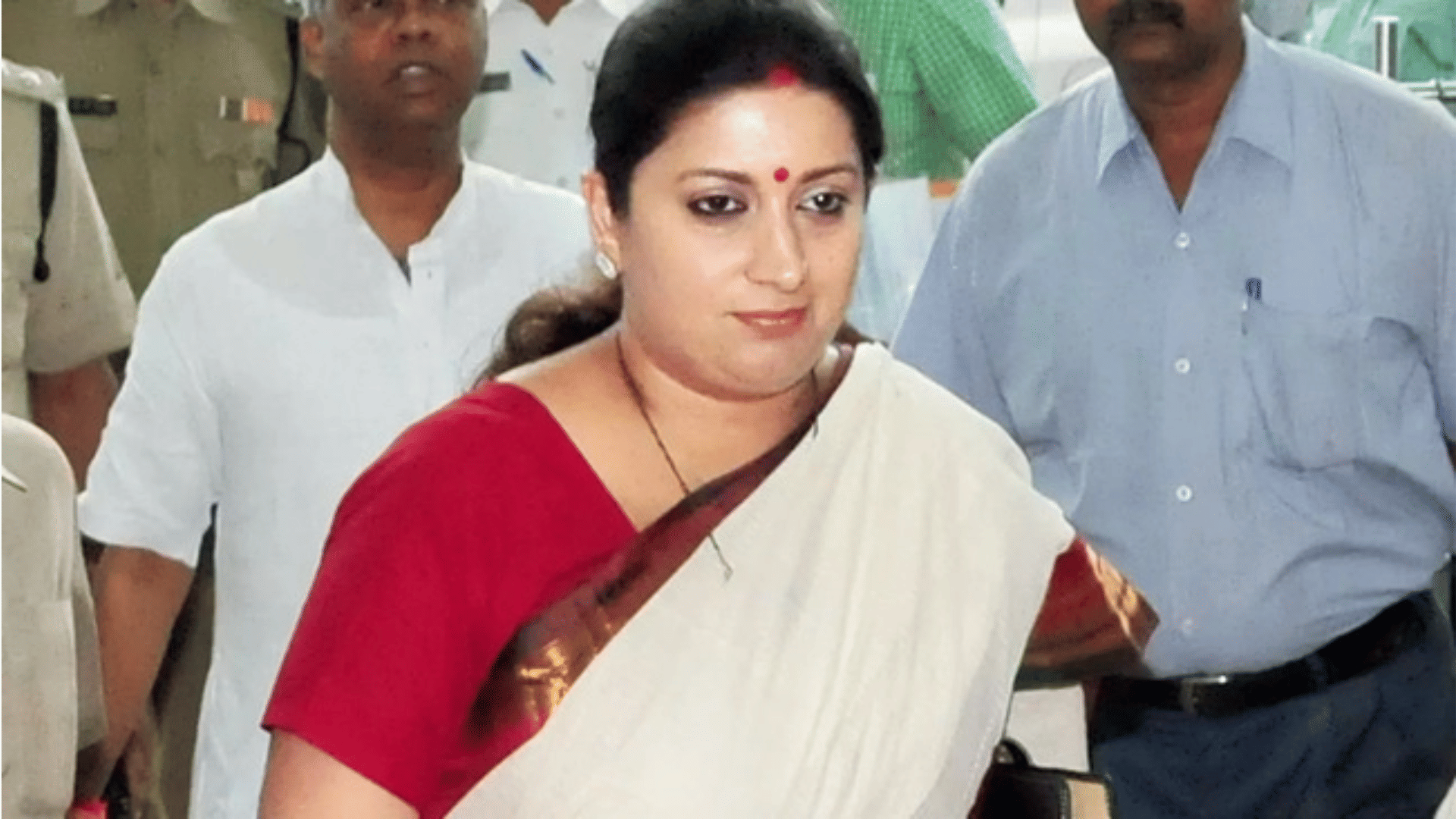 Union Minister Smriti Irani shared a picture of her in departmental store Ekta Kapoor commented on the post
