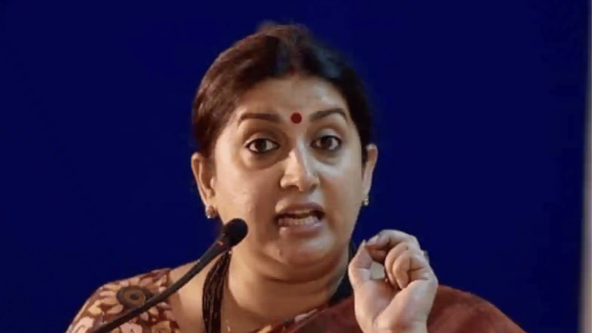 Union Minister Smriti Irani shared a picture of her in departmental store Ekta Kapoor commented on the post