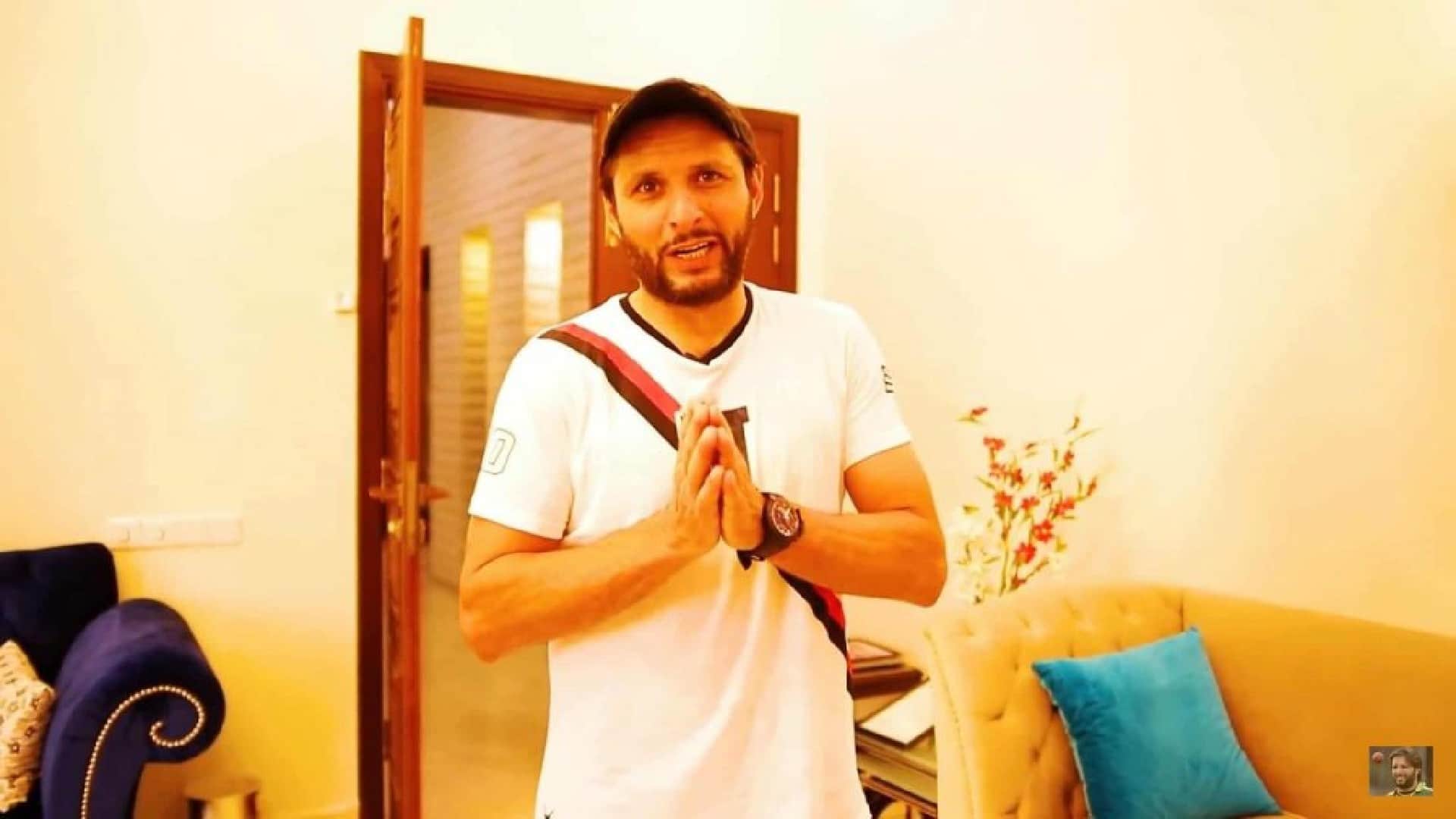 Pakistan Former Cricketer Shahid Afridi House Inside Pictures from Virat Kohli's T-Shirt to Golden Gun