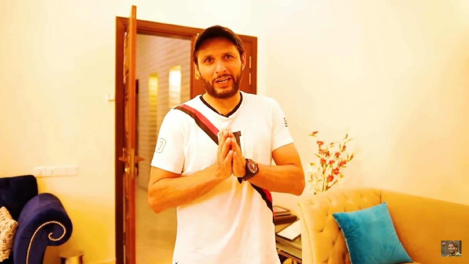 Pakistan Former Cricketer Shahid Afridi House Inside Pictures from Virat Kohli's T-Shirt to Golden Gun