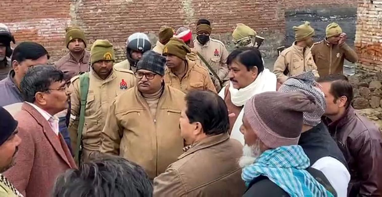 Mosque and Madrasa built on disputed land in Aligarh