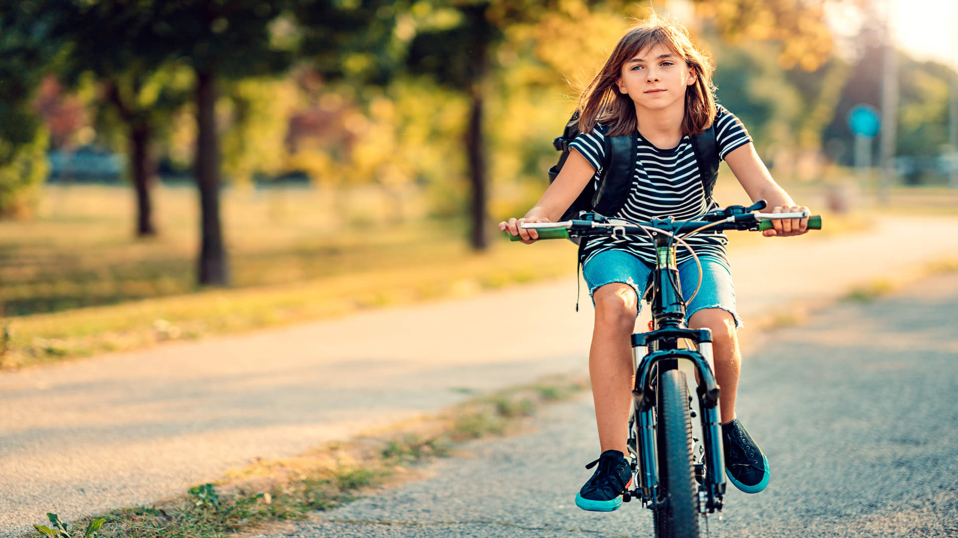 Bicycle why do girls have a stick in her bicycle got answer