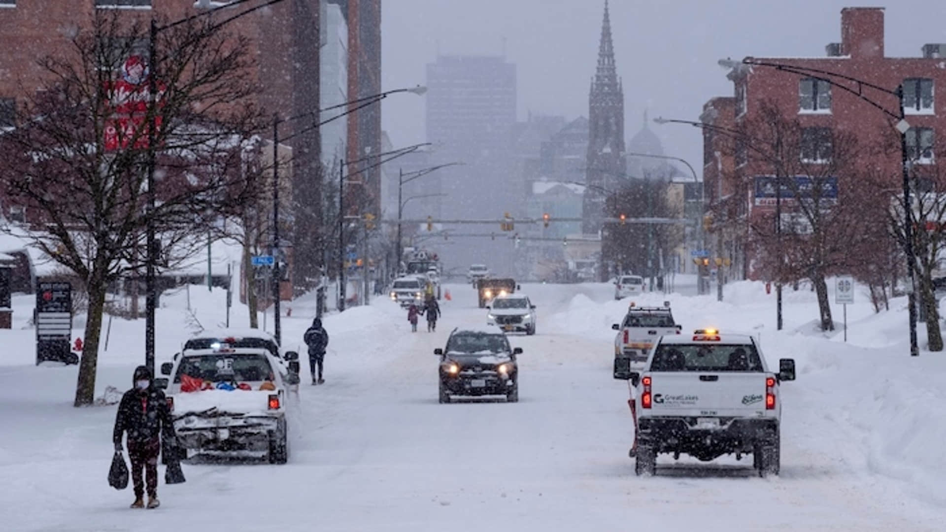 Bomb cyclone caused havoc in many countries including America, see how people were affected in these pictures