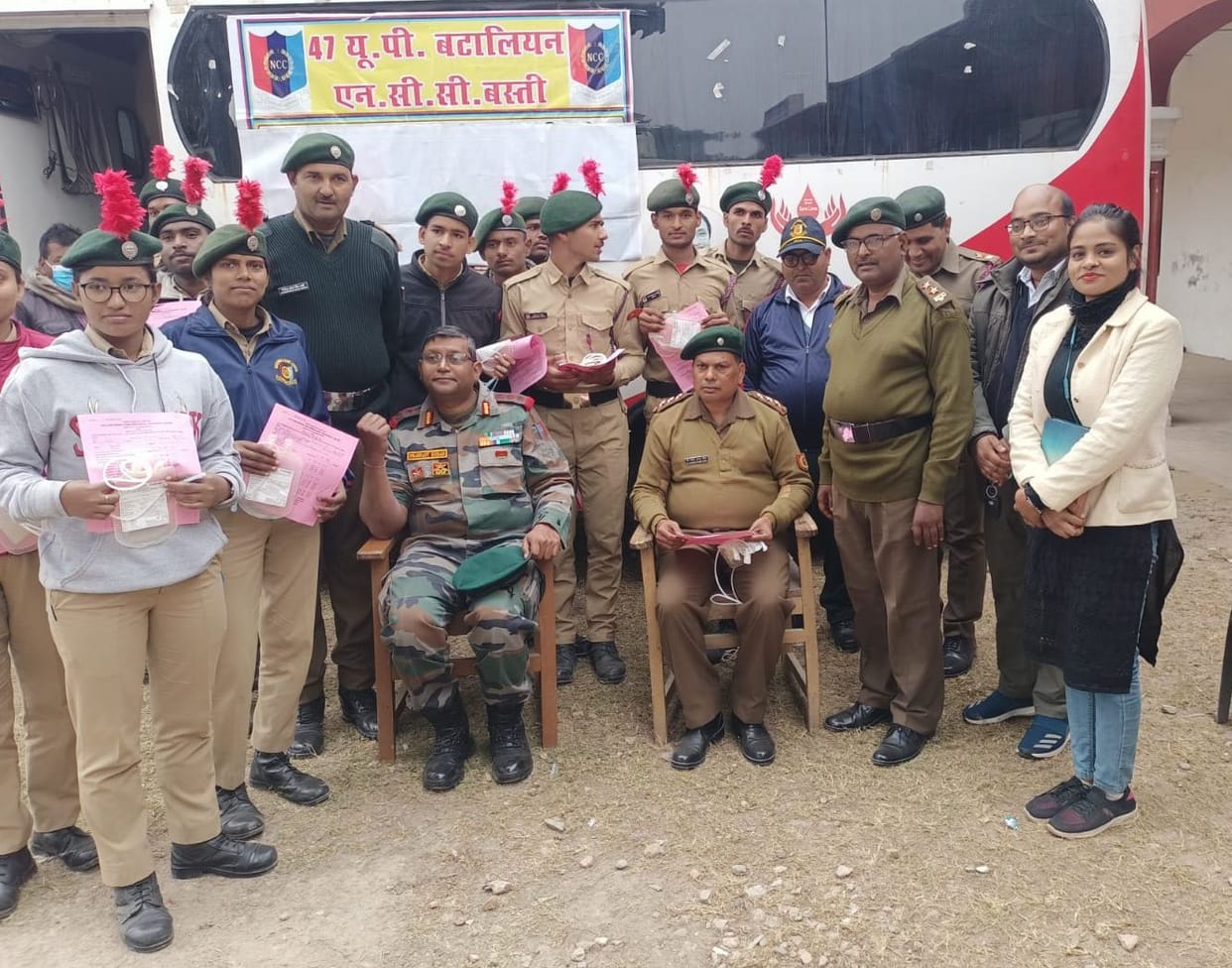 57 ncc cadets donate blood
