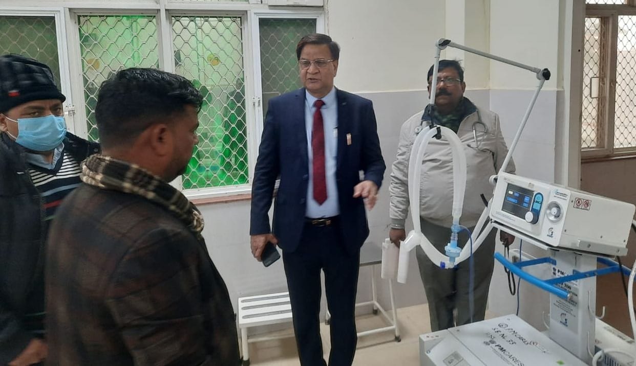Mock drill done to test the preparation of Kovid infection