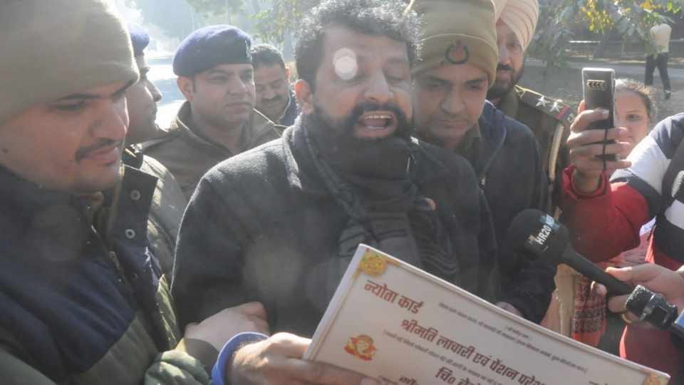 Naveen Jaihind taken into custody by Chandigarh police