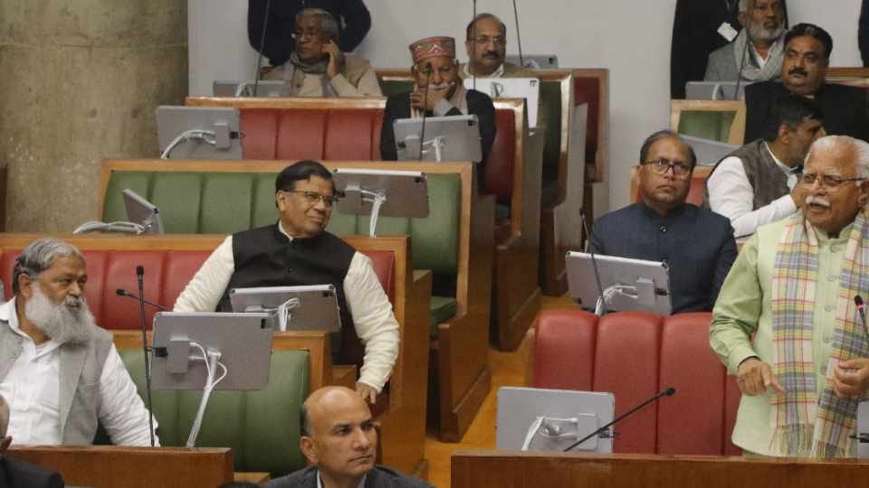 MLAs target officers during winter session of Haryana Vidhan sabha