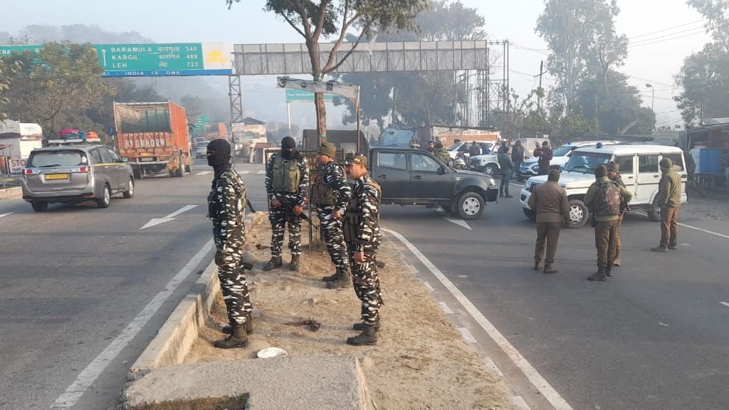 jammu Sidhra Encounter: Four terrorists hiding in truck security forces killed in encounter