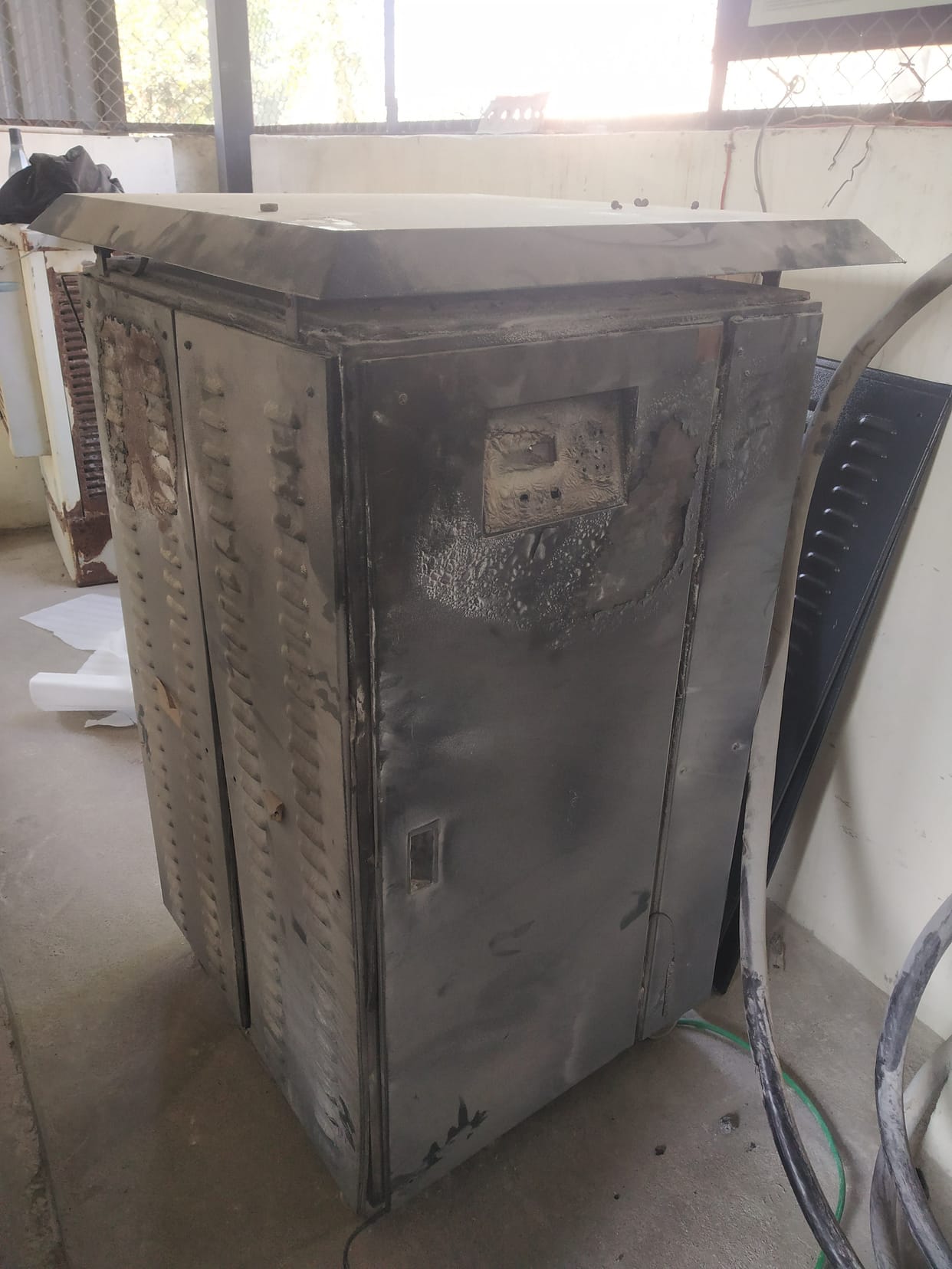 Civil Hospital Sirsa: Stabilizer of oxygen plant burnt due to low voltage