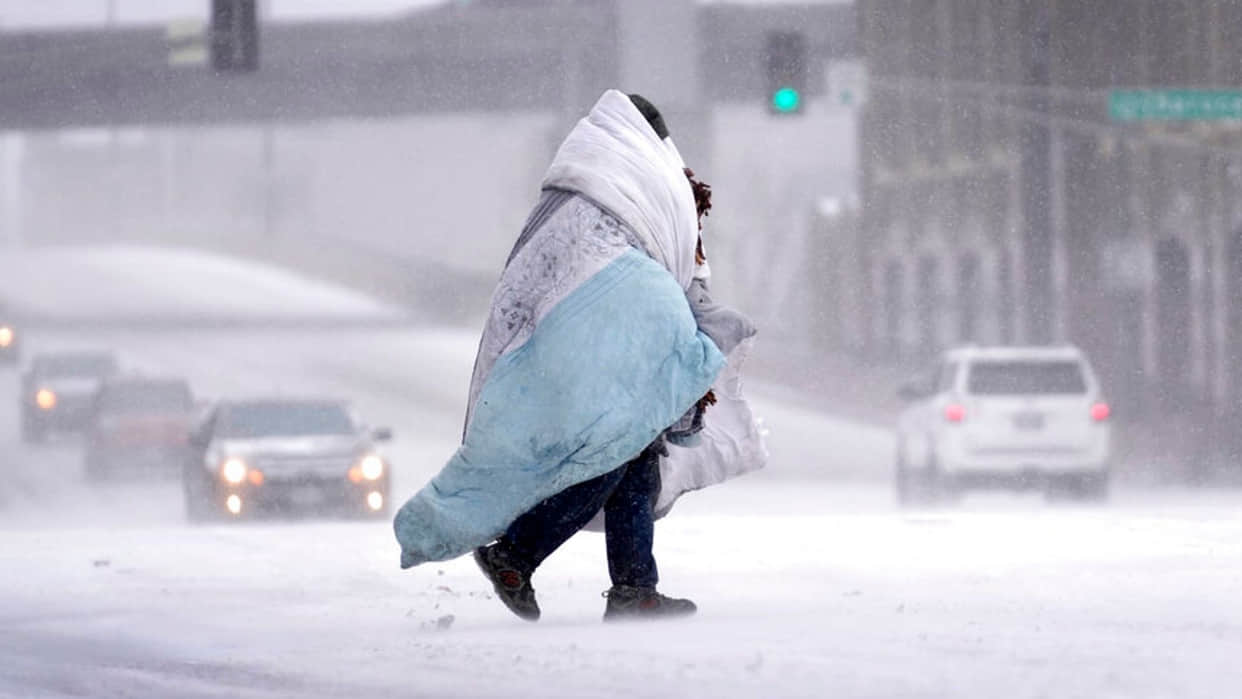 Bomb cyclone caused havoc in many countries including America, see how people were affected in these pictures