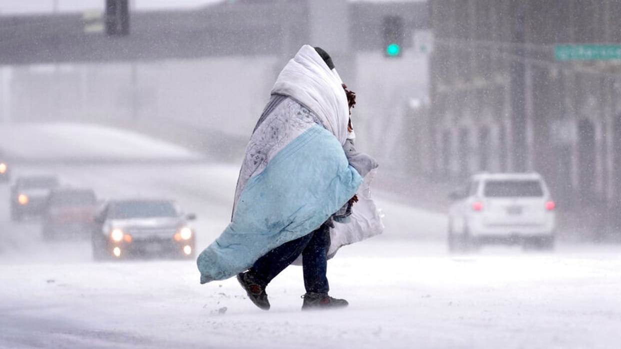 Bomb cyclone caused havoc in many countries including America, see how people were affected in these pictures