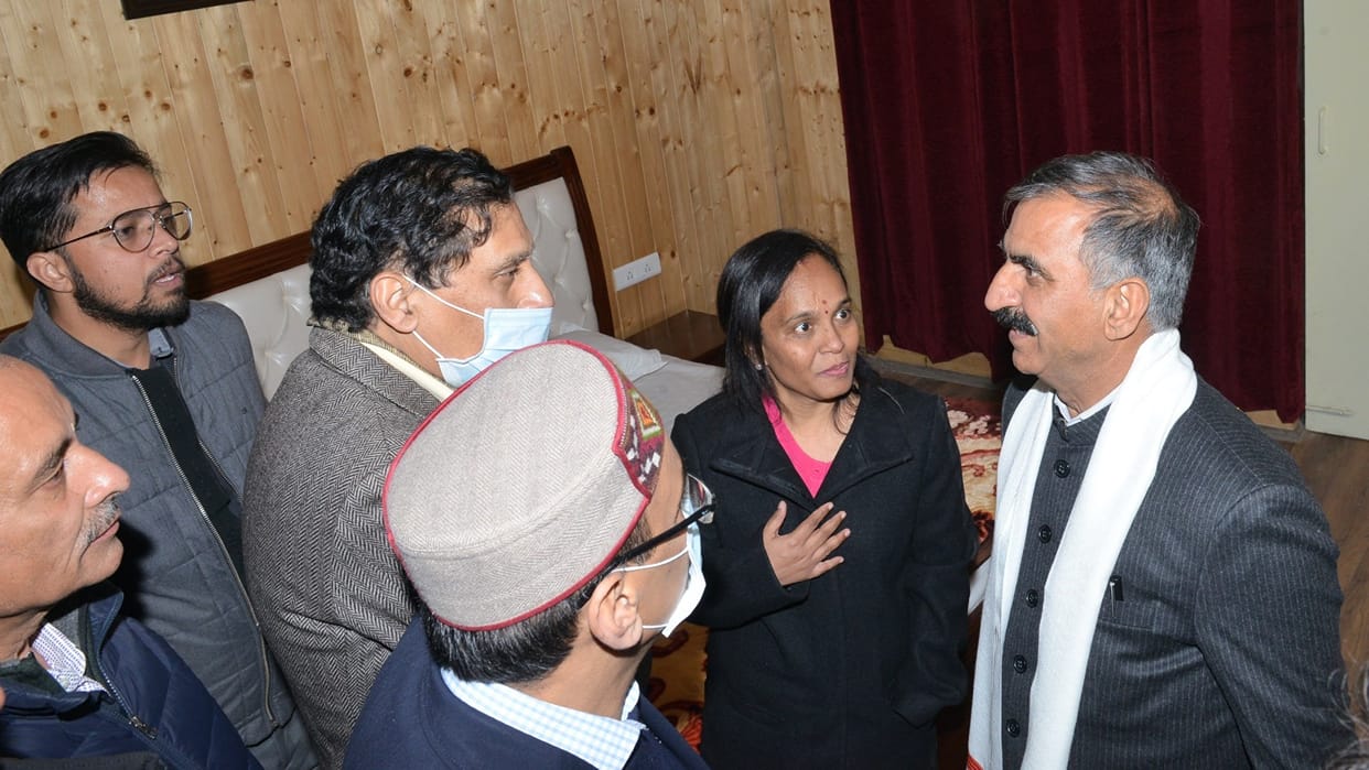 cm sukhvinder singh sukhu visited Nari Sewa Sadan Mashobra