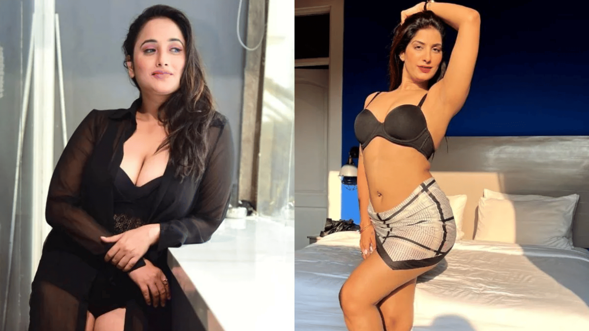 Bhojpuri actress Rani Chatterjee and Poonam Dubey had cat fight because of her bikini photos