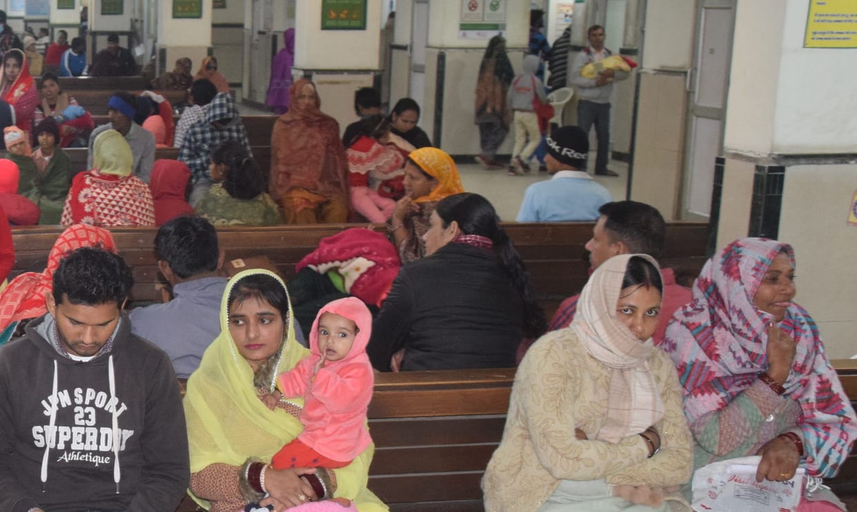 Patients suffering from cough, cold, fever and viral are coming daily even in healthy weather