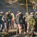 जम्मू के सिद्दड़ा मुठभेड़ के दौरान सुरक्षाबल।