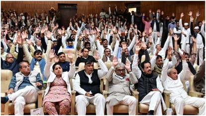 Rajasthan CM Ashok Gehlot And Sachin Pilot Congress Pre Budget Confrence