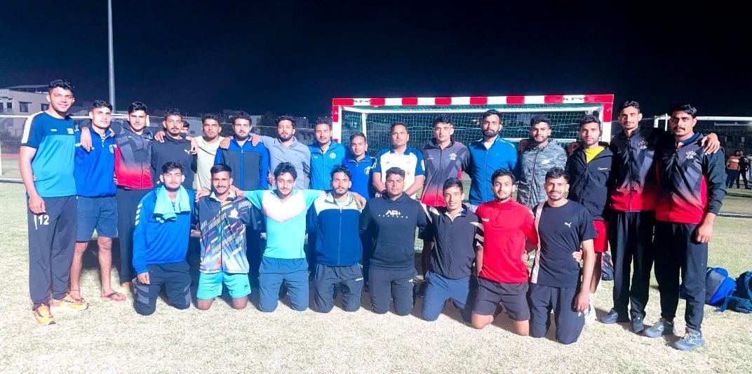 Dhanana's handball players spread all over the country