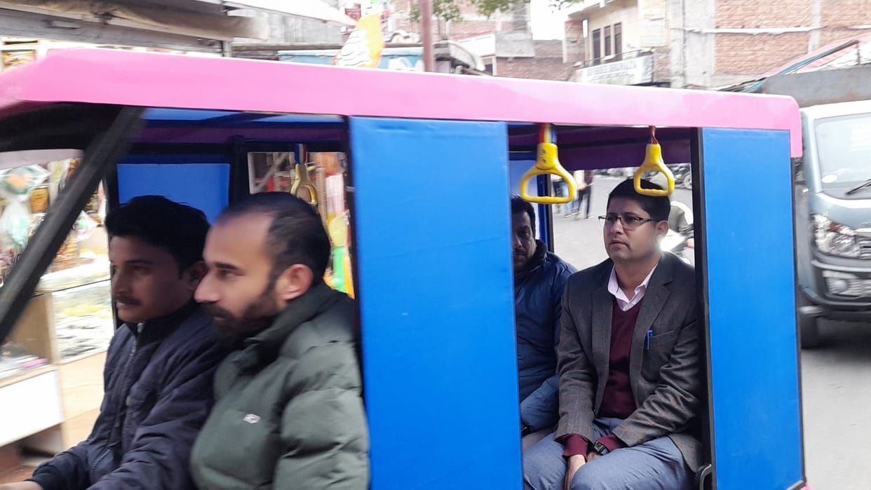 e rickshaw trial successful in chintpurni temple una himachal pradesh