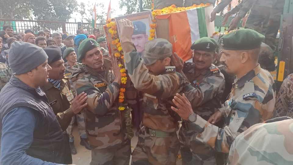 Havildar Jogendra Singh of Rohtak posted in Leh passed away