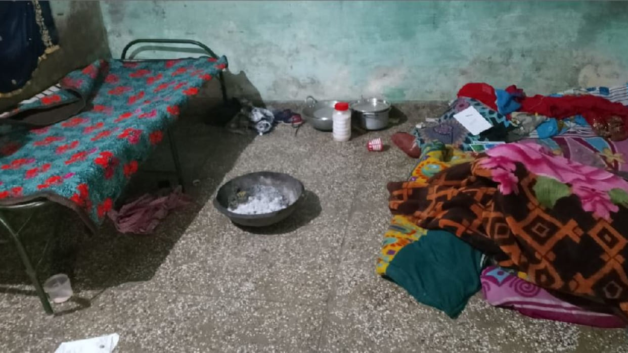 Two died due to Sleeping by lighting a fire in a closed room in Karnal