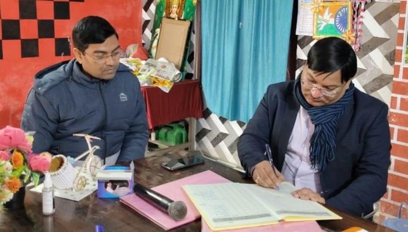 sallary stopped of 5teachers found absent in training