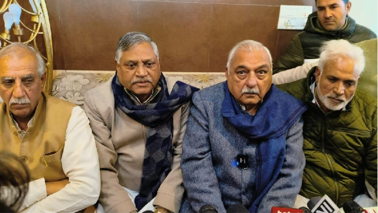 Bhupendra Hooda gave a message of solidarity with Surjewala