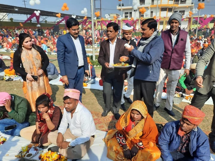 in one pandal 19 nikah and 267 marriage took place simultaneously