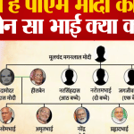 पीएम मोदी का परिवार