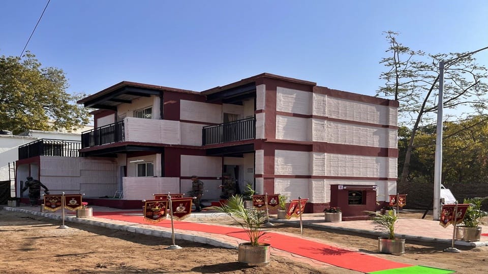 Army hands over first-ever 3D printed houses for soldiers at Ahmedabad