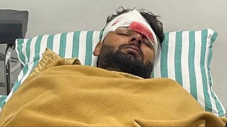 एक्सिडेंट के बाद ऋषभ पंत