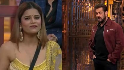Bigg Boss 16 Salman Khan got angry on Archana Gautam Nimrat Kaur shalin bhanot in Weekend Ka Vaar